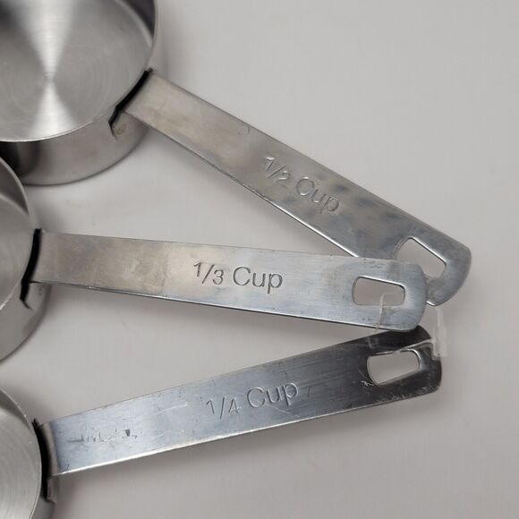 Master Class Stainless Steel Measuring Cups - Set of 3 - Picture 2 of 10